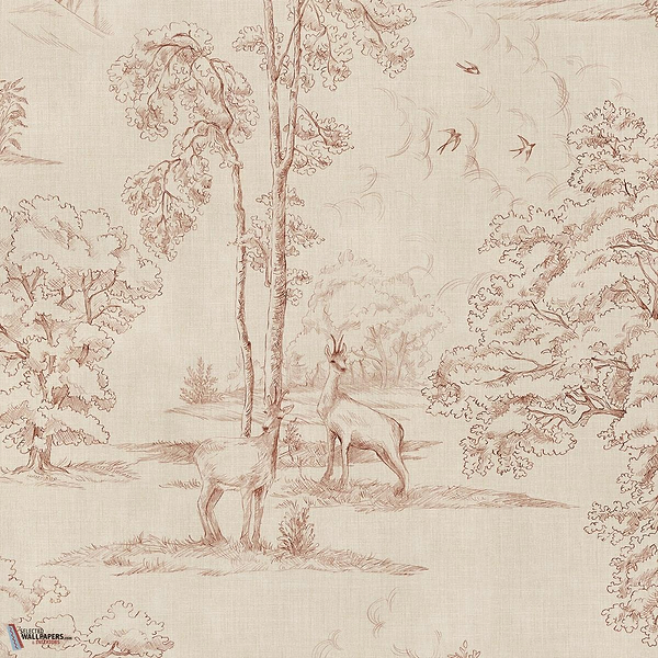 Montfort Mural behang-Sandberg-Terracotta-Mattic-M2-Selected Wallpapers-Interiors