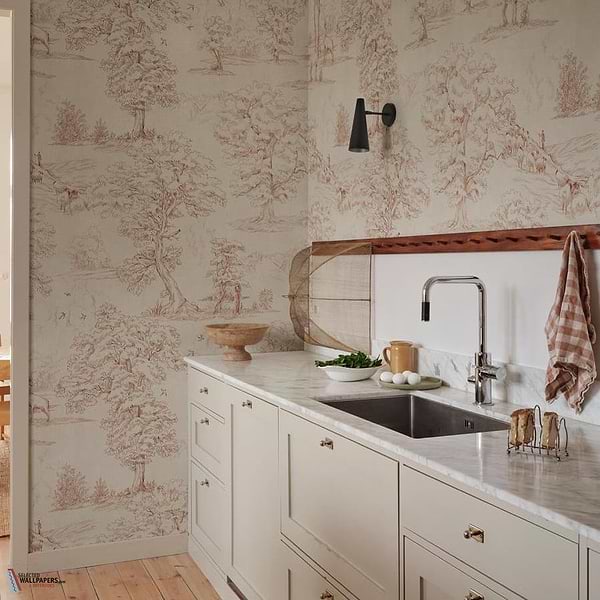 Montfort Mural wallpaper-Sandberg-Selected Wallpapers-Interiors