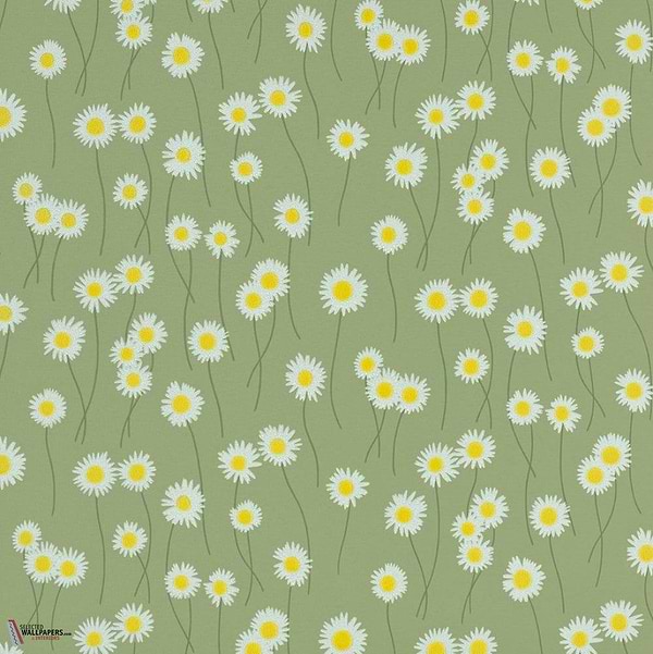 Moon Daisies wallpaper-Little Greene-Garden-Roll-Selected Wallpapers-Interiors