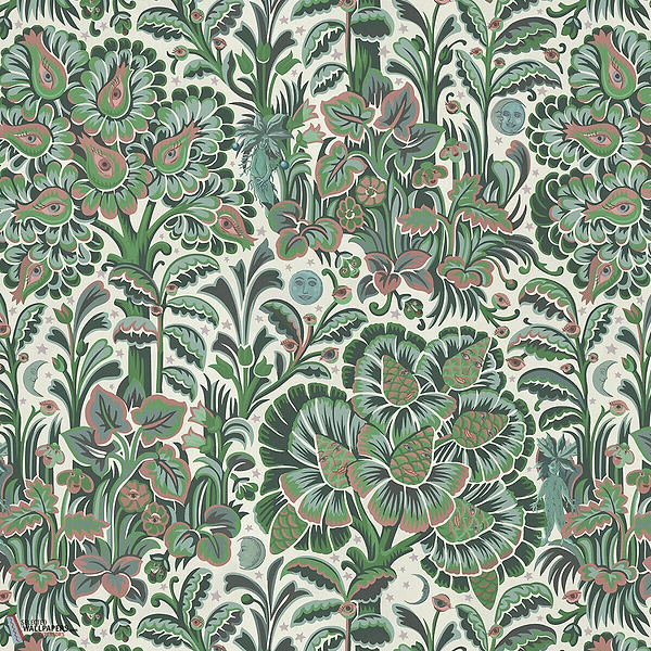 Moon Garden behang-House of Hackney-wallpaper-tapete-Tourmaline-200 cm-Selected-Wallpapers-Interiors