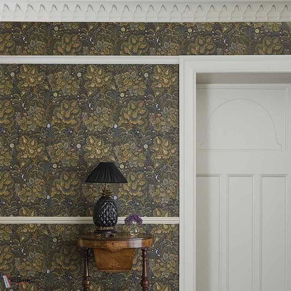 Moon Garden behang-House of Hackney-wallpaper-tapete-Selected-Wallpapers-Interiors