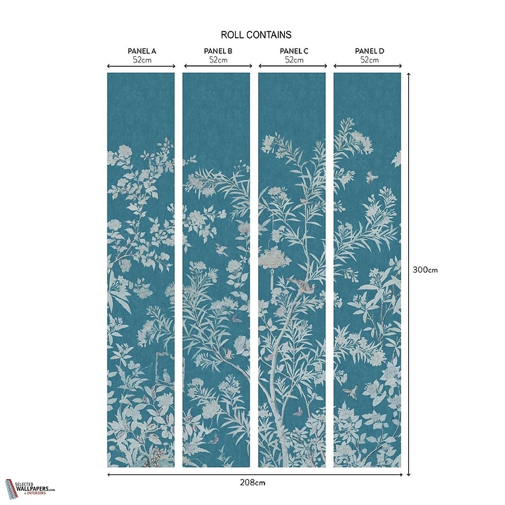 Moor Park behang-1838 wallcoverings-Selected Wallpapers-Interiors