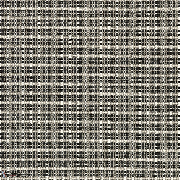 Mosaico stof-Casamance-Beige noir-Meter (M1)-Selected Wallpapers-Interiors