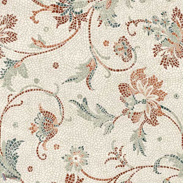 Mosaicum behang-Coordonne-Clay-Non Woven-Rol-Selected Wallpapers-Interiors