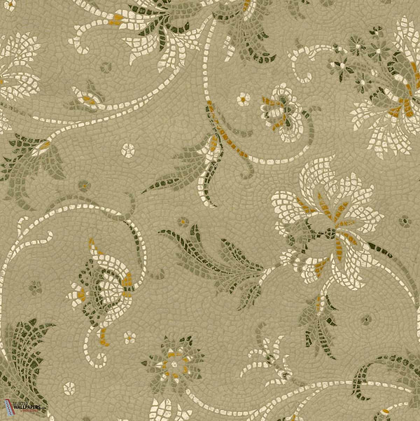 Mosaicum behang-Coordonne-Matcha-Non Woven-Rol-Selected Wallpapers-Interiors