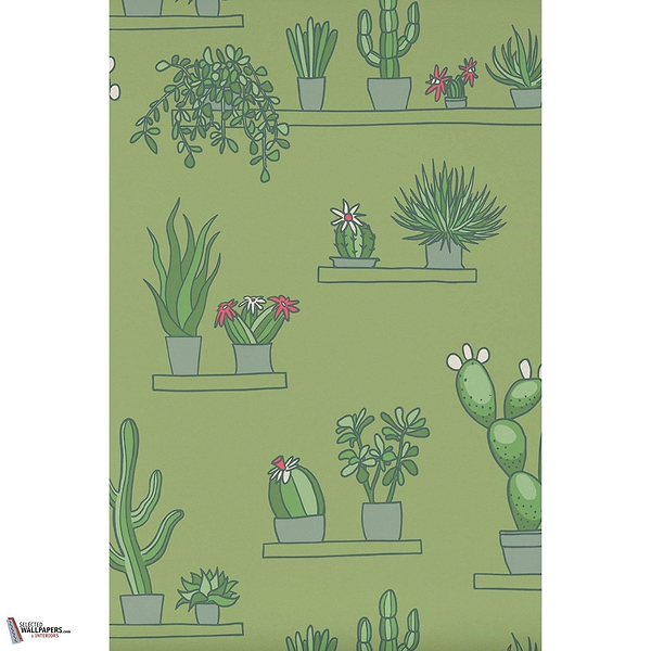 Mr Straw’s Greenhouse behang-Little Greene-Garden-Rol-Selected Wallpapers-Interiors