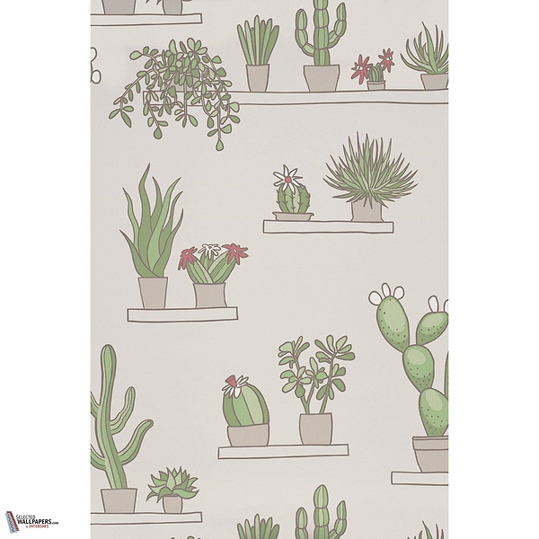 Mr Straw’s Greenhouse behang-Little Greene-Slaked Lime-Rol-Selected Wallpapers-Interiors