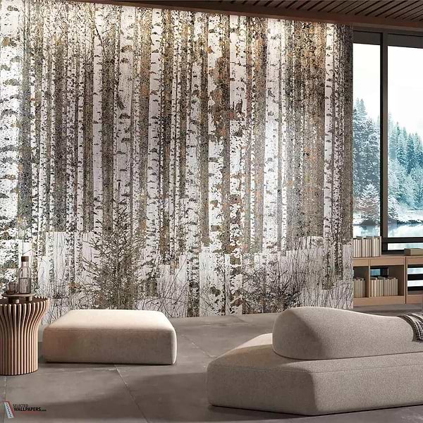 Murrine Wood behang-Tecnografica-Selected Wallpapers-Interiors