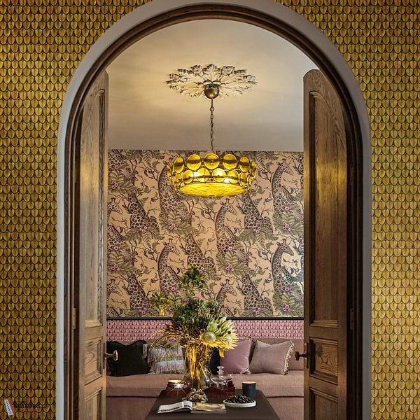 Narina behang-Cole & Son-Selected Wallpapers-Interiors