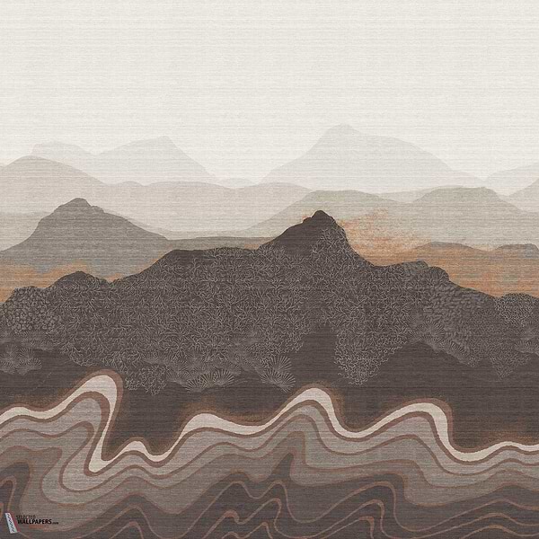 Nebula behang-Masureel-wallpaper-tapete-Copper-Paneel A-Selected-Wallpapers-Interiors
