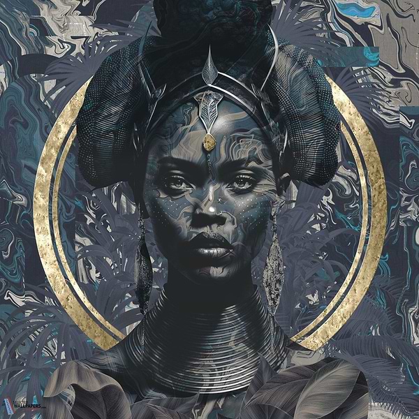 Nefertari-behang-Tapete-Muance-Blue-Vinyl-MU14002V-Selected Wallpapers