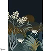 Neloe behang-Casamance-Encre-Set-Selected Wallpapers-Interiors