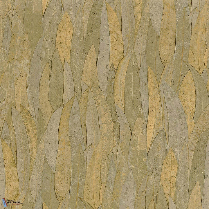 Neluwa-Casamance-wallpaper-behang-Tapete-wallpaper-Kaki Clair-Rol-Selected Wallpapers