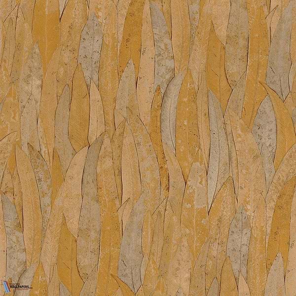Neluwa-Casamance-wallpaper-behang-Tapete-wallpaper-Ocre-Rol-Selected Wallpapers