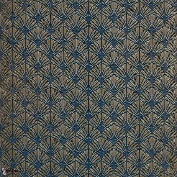Nereides behang-Casamance-wallpaper-tapete-Bleu Roi/Dore-Rol-Selected-Wallpapers-Interiors