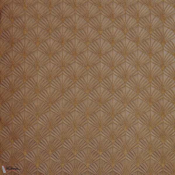 Nereides behang-Casamance-wallpaper-tapete-Aubergine/Dore-Rol-Selected-Wallpapers-Interiors