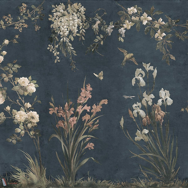 Nicola behang-Sandberg-Classic Blue-Mattic-M2-Selected Wallpapers-Interiors