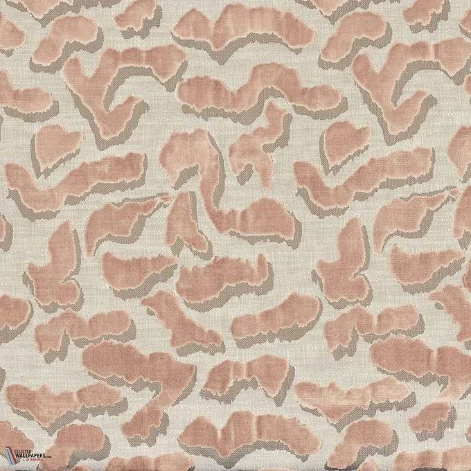Nimbus stof-Casamance-Rose poudré-Meter (M1)-Selected Wallpapers-Interiors