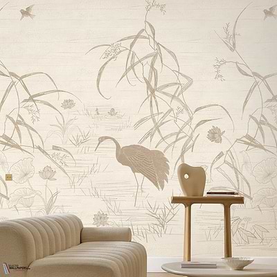 Nuido behang-Casamance-Selected Wallpapers-Interiors