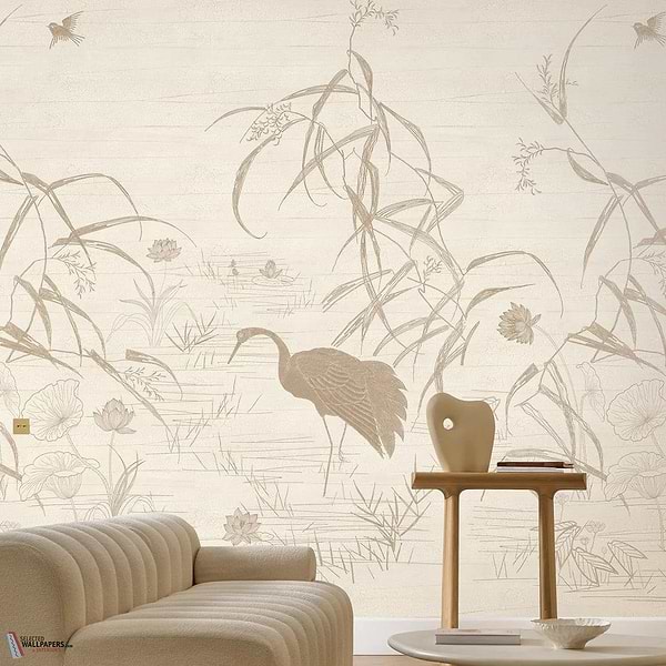 Nuido behang-Casamance-Selected Wallpapers-Interiors