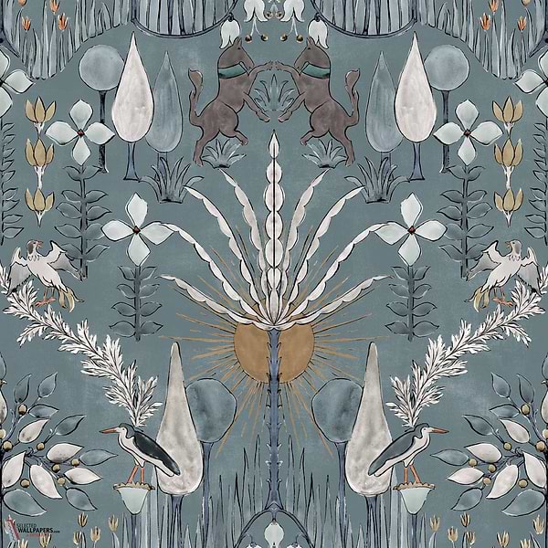 Oasis Villa behang-Coordonne-wallpaper-tapete-Sky-Rol-Selected-Wallpapers-Interiors