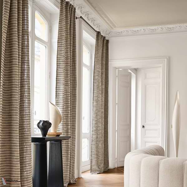 Odéa stof-Casamance-Selected Wallpapers-Interiors