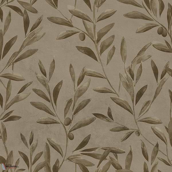 Olivetum behang-Coordonne-Cocoa-Non Woven-Rol-Selected Wallpapers-Interiors