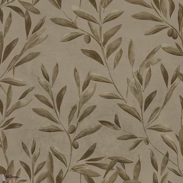 Olivetum behang-Coordonne-Cocoa-Non Woven-Rol-Selected Wallpapers-Interiors