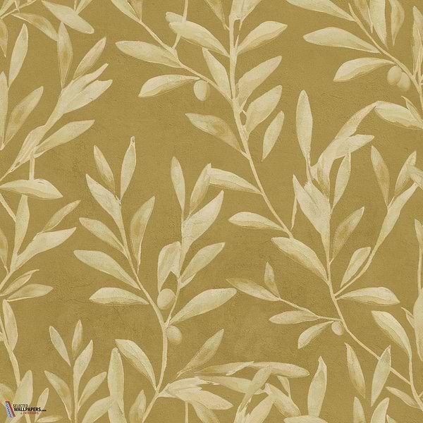 Olivetum behang-Coordonne-Curry-Non Woven-Rol-Selected Wallpapers-Interiors