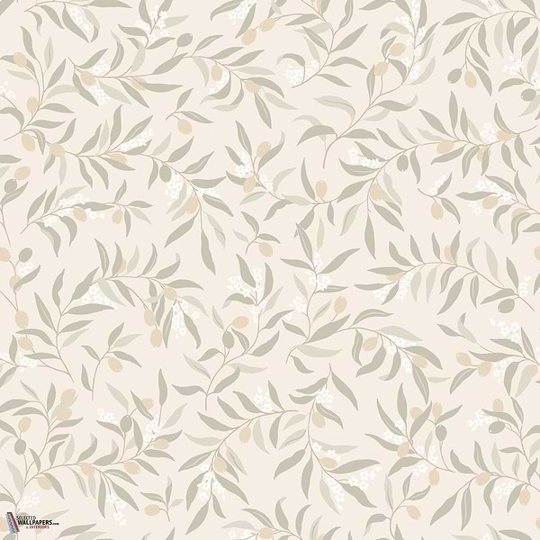 Olivia wallpaper-Sandberg-Sage Green-Roll-Selected Wallpapers-Interiors