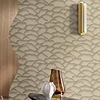 Ondula behang-Casamance-Selected Wallpapers-Interiors