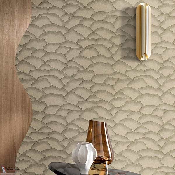 Ondula behang-Casamance-Selected Wallpapers-Interiors