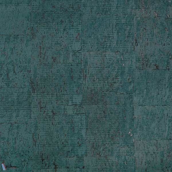 Oolite Matt Wallcovering-Zinc Textile-wallpaper-behang-Tapete-wallpaper-Electric Teal-Rol-Selected Wallpapers