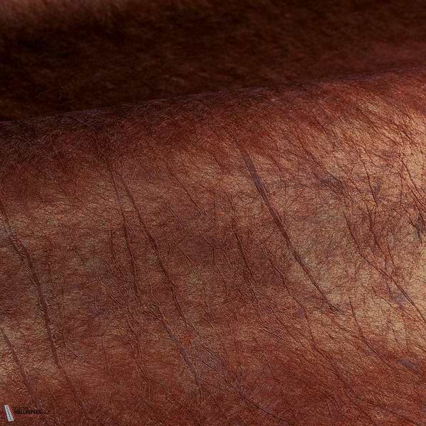 Oxea behang-Casamance-Sienne brulé cuivré-Meter (M1)-Selected Wallpapers-Interiors