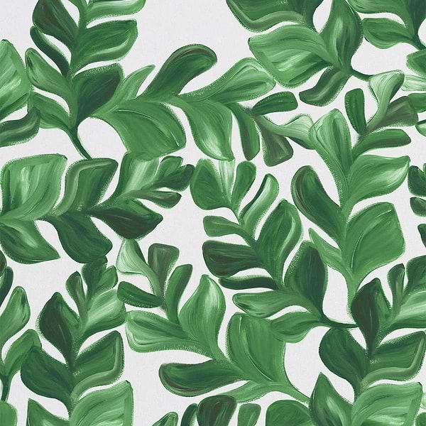 Pacifico XL-Isidore Leroy-wallpaper-behang-Tapete-wallpaper-Green XL-Non Woven-Selected Wallpapers