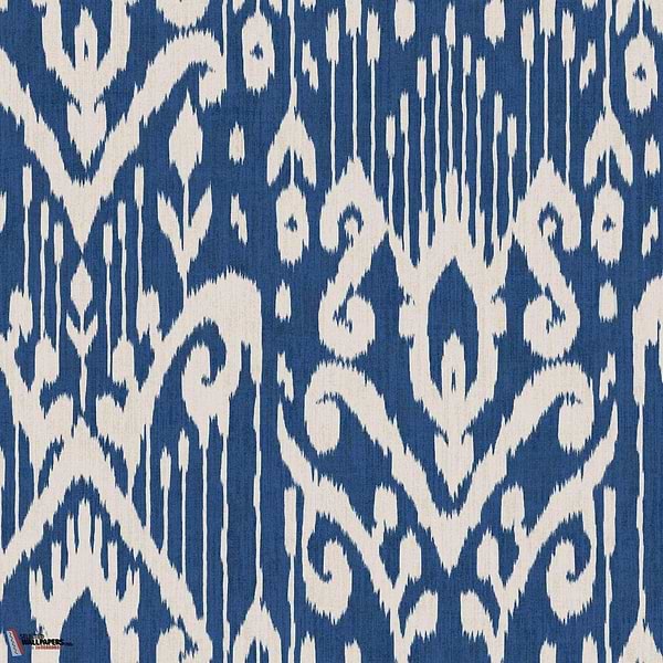 Padmasalis behang-Coordonne-Blue-Non Woven-Rol-Selected Wallpapers-Interiors