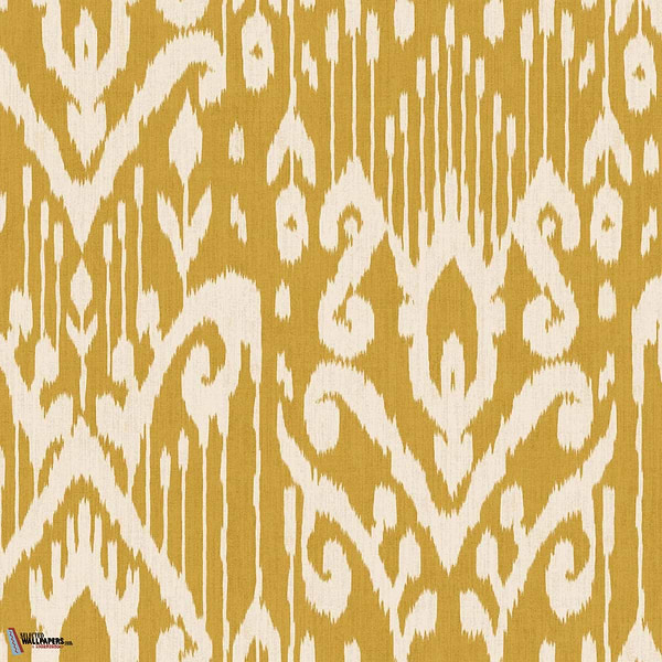 Padmasalis behang-Coordonne-Mustard-Non Woven-Rol-Selected Wallpapers-Interiors