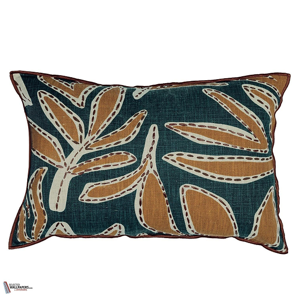 Padua kussen-Casamance-Topaze Terre de Sienne-40 x 60 cm-Selected Wallpapers-Interiors