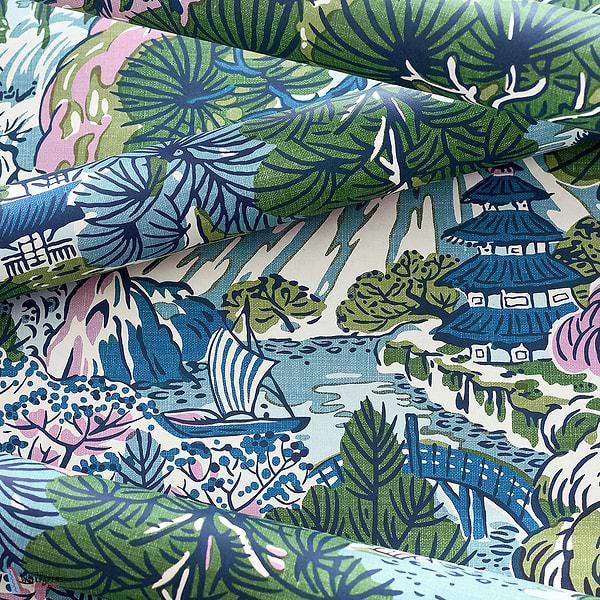 Pagoda Trees-Thibaut-Selected-Wallpapers-Interiors