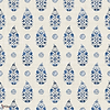 Paisley behang-Coordonne-Blue-Non Woven-Rol-Selected Wallpapers-Interiors