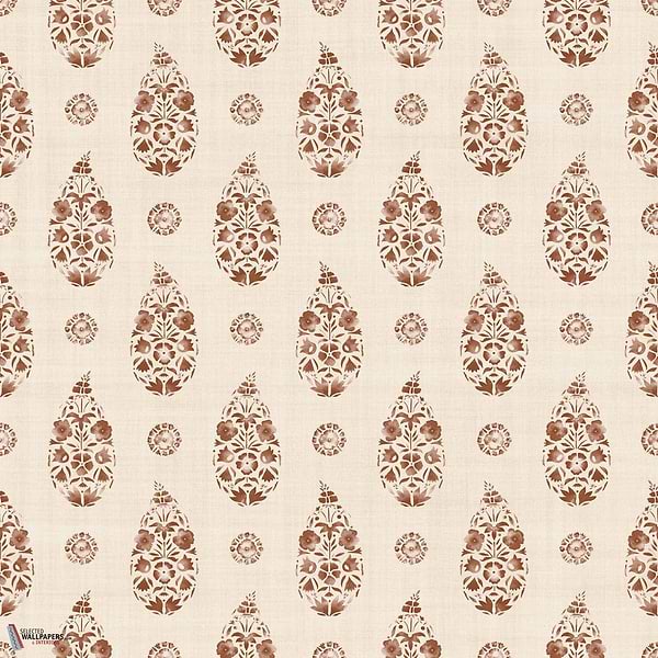 Paisley behang-Coordonne-Clay-Non Woven-Rol-Selected Wallpapers-Interiors