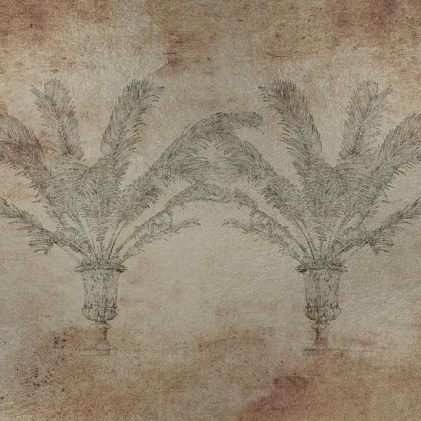Palma behang-Coordonne-Silver-Metallics-M2-Selected Wallpapers-Interiors