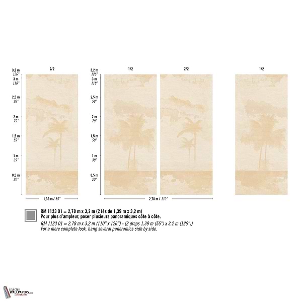 Palmeraie behang-Elitis-Selected Wallpapers-Interiors