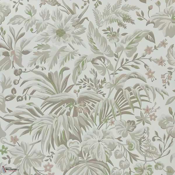 Palmette behang-1838 wallcoverings-Naturel-Rol-Selected Wallpapers-Interiors