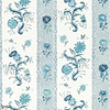 Papaver stripe behang-Zoffany-Mazarine blue-Rol-Selected Wallpapers-Interiors