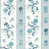 Papaver stripe behang-Zoffany-Mazarine blue-Rol-Selected Wallpapers-Interiors