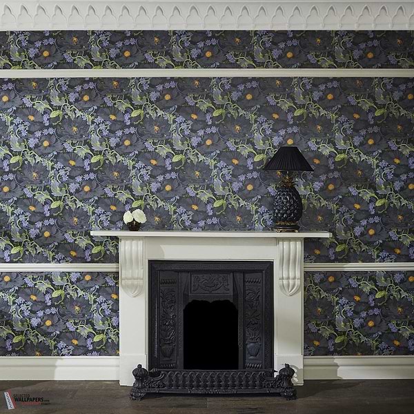 Papavera behang-House of Hackney-wallpaper-tapete-Selected-Wallpapers-Interiors