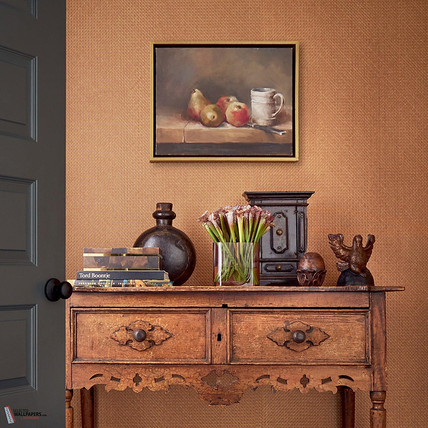 Paper Rattan Tapete-Thibaut-Selected Wallpapers-Interiors