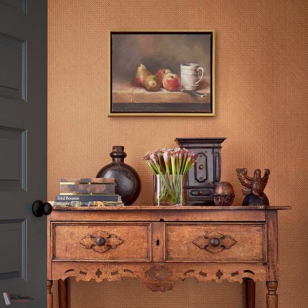 Paper Rattan Tapete-Thibaut-Selected Wallpapers-Interiors