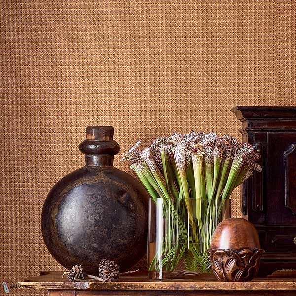Paper Rattan Tapete-Thibaut-Selected Wallpapers-Interiors